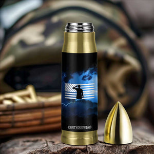 Proud Navy Veteran Bullet Tumbler Vintage American Flag TB10 Print Your Wear