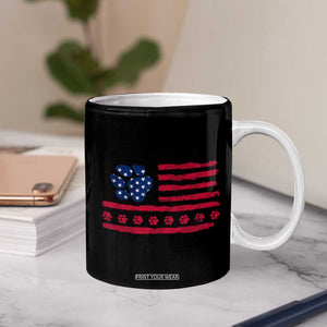 Dog Lover Gag Gifts Coffee Mug I Prefer Dogs Over People American Flag TB10 Print Your Wear