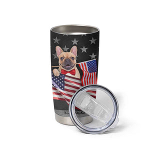The Dogfather Tumbler Cup English Bulldog Dog Father Dad Owner Funny Cute Pup Doggo TB10 Print Your Wear