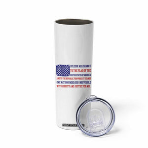 American Gifts Skinny Tumbler Independence Day 4th Of July USA Flag TB10 Print Your Wear