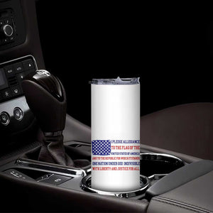 American Gifts Skinny Tumbler Independence Day 4th Of July USA Flag TB10 Print Your Wear