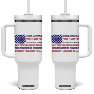 American Gifts Tumbler With Handle Independence Day 4th Of July USA Flag TB10 One Size: 40 oz White Print Your Wear
