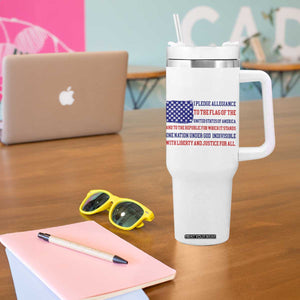 American Gifts Tumbler With Handle Independence Day 4th Of July USA Flag TB10 Print Your Wear