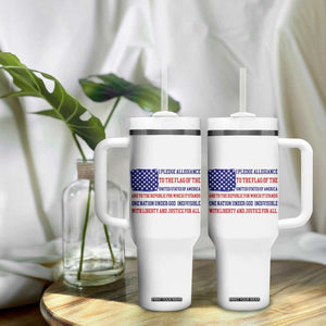 American Gifts Tumbler With Handle Independence Day 4th Of July USA Flag TB10 Print Your Wear