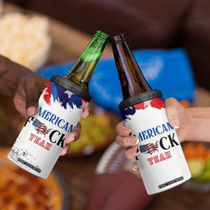 America Fck Yeah 4 in 1 Can Cooler Tumbler Funny Patriotic USA Flag American Patriot TB10 Print Your Wear
