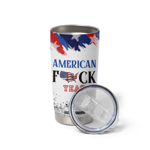 America Fck Yeah Tumbler Cup Funny Patriotic USA Flag American Patriot TB10 Print Your Wear