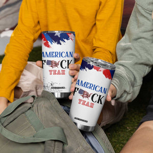 America Fck Yeah Tumbler Cup Funny Patriotic USA Flag American Patriot TB10 Print Your Wear