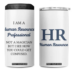 Human Resources Gifts 4 in 1 Can Cooler Tumbler HR Professionals Day Office HR Gifts for Women Flower TB10 One Size: 16 oz White Print Your Wear