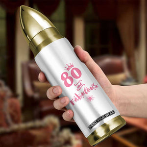 80 And Fabulous Bullet Tumbler 80th Birthday Gifts For Women Grandma Aunt 1946 Present TB10 Print Your Wear