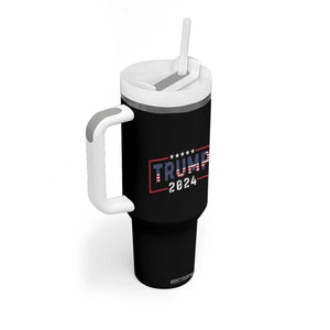 Trump 2024 Tumbler With Handle 45 47 American Election Republican Conservative US Flag TB10 Print Your Wear