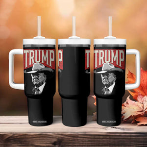 Trump Cowboy Western Tumbler With Handle 2024 Election TB10 Print Your Wear