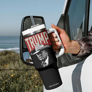 Trump Cowboy Western Tumbler With Handle 2024 Election TB10 Print Your Wear