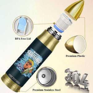 Trump 2024 Fisherman Angler Gift Bullet Tumbler Make Fishing Great Again Ryder Cup TB10 Print Your Wear