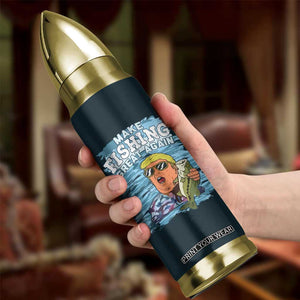Trump 2024 Fisherman Angler Gift Bullet Tumbler Make Fishing Great Again Ryder Cup TB10 Print Your Wear