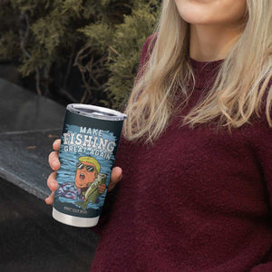 Trump 2024 Fisherman Angler Gift Tumbler Cup Make Fishing Great Again Ryder Cup TB10 Print Your Wear