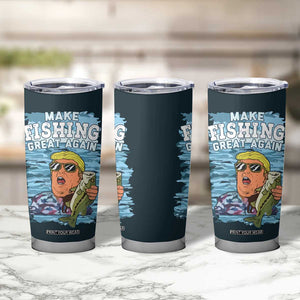 Trump 2024 Fisherman Angler Gift Tumbler Cup Make Fishing Great Again Ryder Cup TB10 Print Your Wear