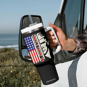 Pro Republican Vote Trump 2024 Tumbler With Handle USA American Flag TB10 Print Your Wear