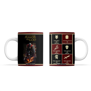 Pastor Appreciation Gifts Coffee Mug Put The Full Armor Of God Christian Believers Pastors TB10 Black Print Your Wear