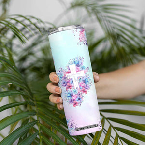 Christian Gifts For Women Skinny Tumbler Faith Mothers Day Bible Verse Encouragement Gifts Flower Coffee Cup TB10 Print Your Wear