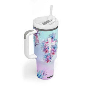 Christian Gifts For Women Tumbler With Handle Faith Mothers Day Bible Verse Encouragement Gifts Flower Coffee Cup TB10 Print Your Wear