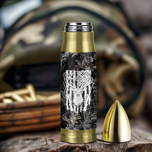 Funny Hunting Bullet Tumbler Camo Deer American Flag I Like Big Bucks I Cannot Lie TB10 Print Your Wear