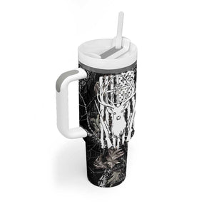 Funny Hunting Tumbler With Handle Camo Deer American Flag I Like Big Bucks I Cannot Lie TB10 Print Your Wear