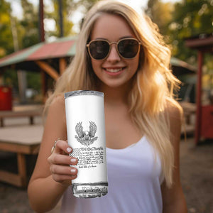American Flag Patriotic Skinny Tumbler USA US Constitution 4th of July We The People 1776 Flag TB10 Print Your Wear