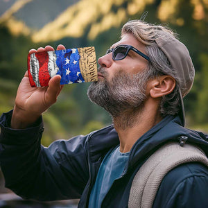 Patriotic Eagle American Flag 4 in 1 Can Cooler Tumbler 250 Years 1776 2026 4th Of July Independence Day TB10 Print Your Wear