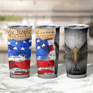 Patriotic Eagle American Flag Tumbler Cup 250 Years 1776 2026 4th Of July Independence Day TB10 Print Your Wear