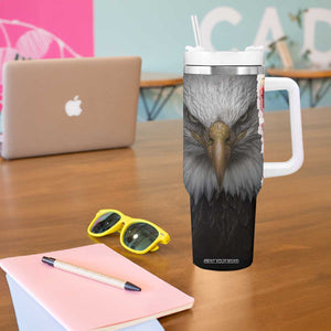 Patriotic Eagle American Flag Tumbler With Handle 250 Years 1776 2026 4th Of July Independence Day TB10 Print Your Wear