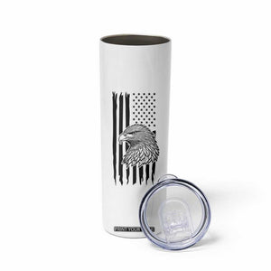 American Flag Patriotic Skinny Tumbler Land Of The Free Because Of The Brave Bald EagleUSA Flag TB10 Print Your Wear