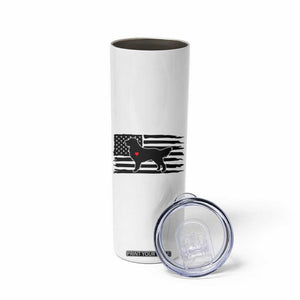 Dog Dad Skinny Tumbler Birthday Christmas Golden Retriever Owner Gifts American Flag TB10 Print Your Wear
