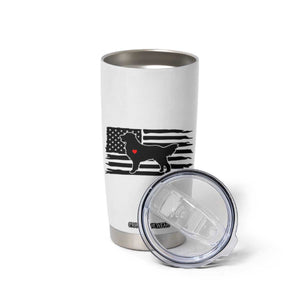 Dog Dad Tumbler Cup Birthday Christmas Golden Retriever Owner Gifts American Flag TB10 Print Your Wear