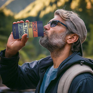 40th Birthday 4 in 1 Can Cooler Tumbler Forty The Ultimate F Word 1986 Funny 40 Year Old Birthday Gift