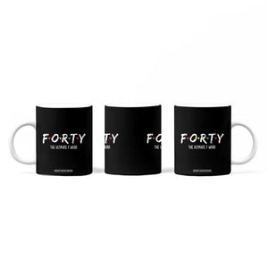 40th Birthday Coffee Mug Funny Forty The Ultimate F Word 1986 40 Year Old Birthday Gift TB10 Print Your Wear