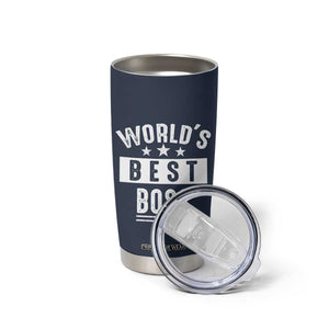 World's Best Boss Tumbler Cup Gifts for Office Male Female Bosses Coworkers Leaders Managers TB10 Print Your Wear