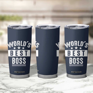 World's Best Boss Tumbler Cup Gifts for Office Male Female Bosses Coworkers Leaders Managers TB10 Print Your Wear