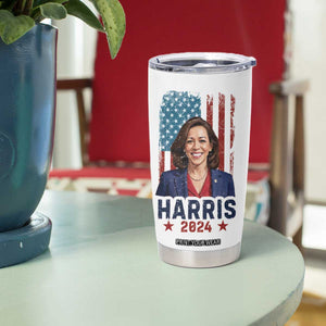 Kamala Madam President Tumbler Cup Harris 2024 American Flag TB10 Print Your Wear