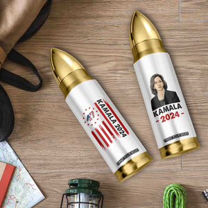 Kamala 2024 Bullet Tumbler 47 th President USA America 2024 Election Flag TB10 Print Your Wear