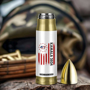 Kamala 2024 Bullet Tumbler 47 th President USA America 2024 Election Flag TB10 Print Your Wear