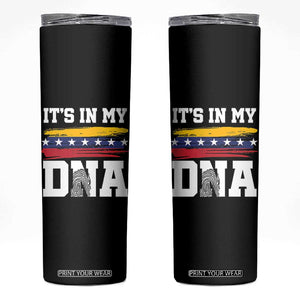 Venezuelan Blood Inside Me Skinny Tumbler Its In My DNA Venezuela Flag Heritage Pride TB10 Black Print Your Wear