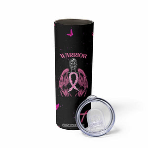 Breast Cancer Warrior Support Squad Skinny Tumbler In My Fighting Era Cancer Care Gifts for Woman Pink Ribbon TB10 Print Your Wear