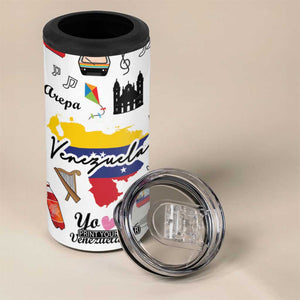 Venezuela 4 in 1 Can Cooler Tumbler I Am a Proud Venezuelan Venezolanos Travel Mug TB10 Print Your Wear