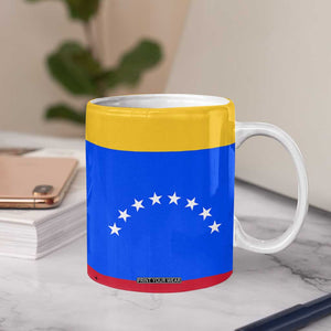 Venezuelan Girl Coffee Mug Messy Bun Venezuela Flag Heritage Venezuelan Women Girls TB10 Print Your Wear