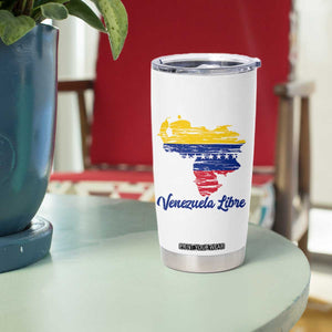 Venezuela Libre Tumbler Cup Venezuelan Flag TB10 Print Your Wear