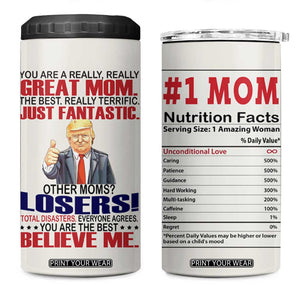 Mom Gifts 4 in 1 Can Cooler Tumbler Christmas Mother Birthday Gift from Daughter Son TB10 One Size: 16 oz White Print Your Wear