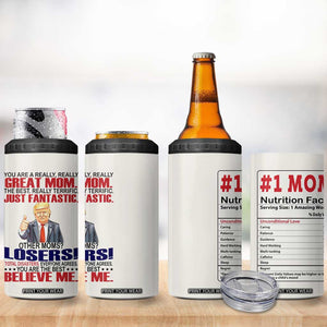 Mom Gifts 4 in 1 Can Cooler Tumbler Christmas Mother Birthday Gift from Daughter Son TB10 Print Your Wear