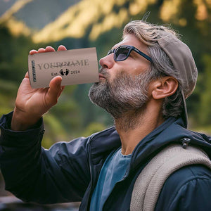 Personalized New Dad 4 in 1 Can Cooler Tumbler Est 2024 Pregnancy Reveal First Time Dad Gift TB10 Print Your Wear