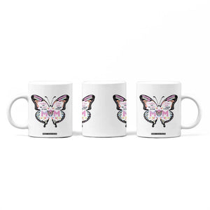 Gift For Mom Coffee Mug Butterfly Thank You Mothers Day Gift I Love You Mom TB10 Print Your Wear