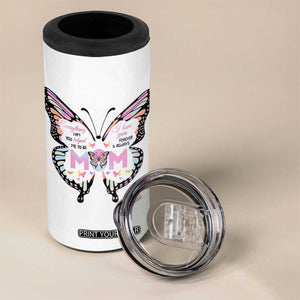 Gift For Mom 4 in 1 Can Cooler Tumbler Butterfly Thank You Mothers Day Gift I Love You Mom TB10 Print Your Wear